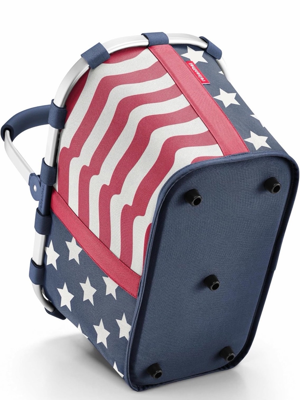 Stars & Stripes Foldable Storage Basket - Red, White & Blue $75 Retail - Picture 4 of 6